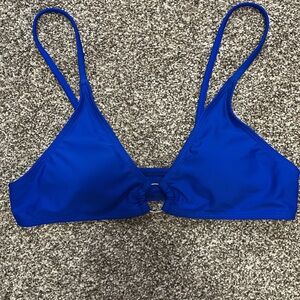 SHEIN Blue Classic Bikini Top